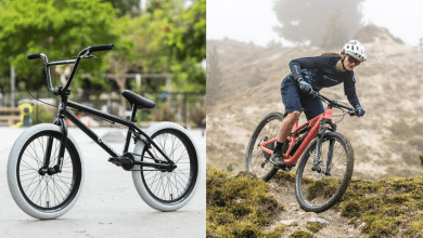 difference between a mountain bike and a BMX bike