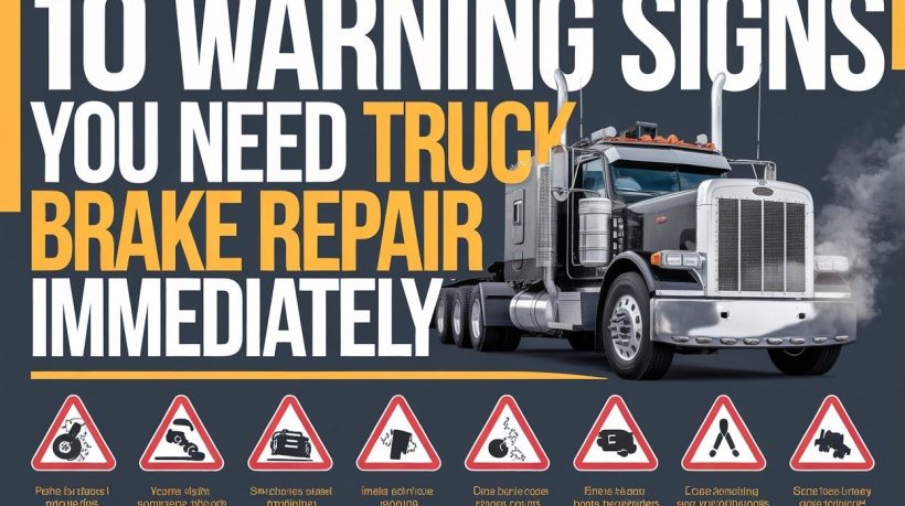 10 Warning Signs You Need Truck Brake Repair Immediately 