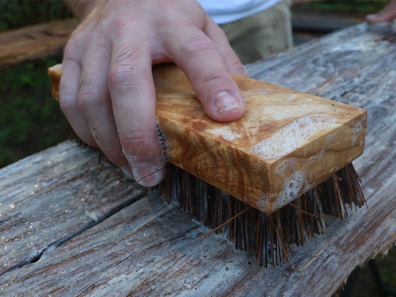 How do you prepare reclaimed wood