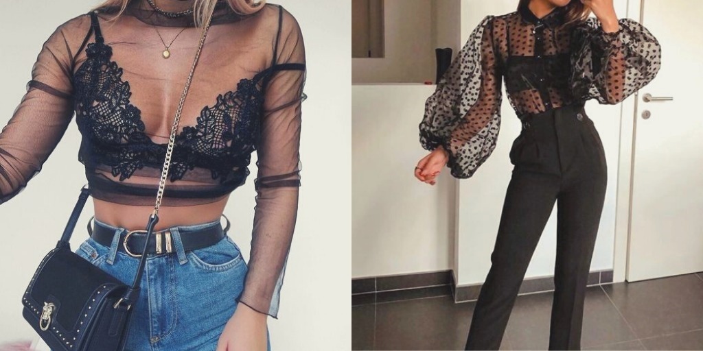 How do you make a sheer top modest