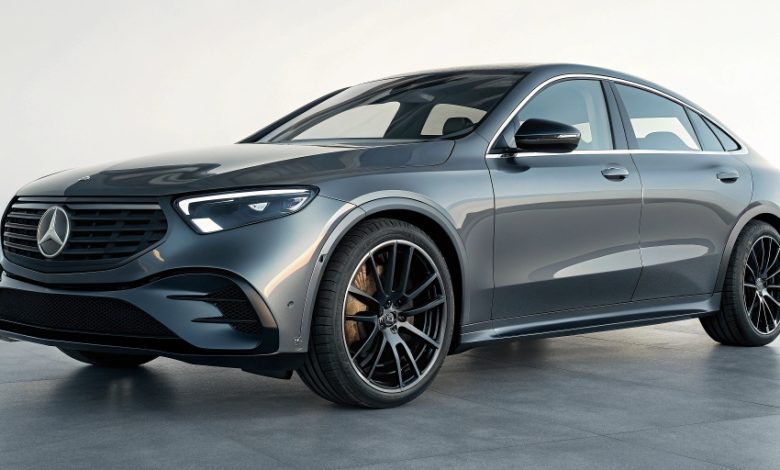 Modern car with sleek aerodynamic design features that enhance performance and style
