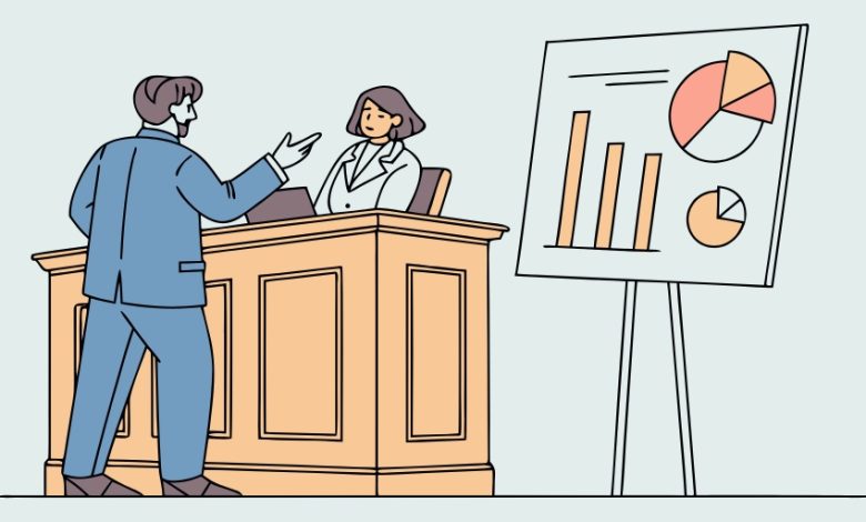 Illustration showing how financial expert witnesses support economic damage claims by analyzing data, providing testimony, and strengthening legal arguments.