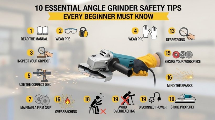 10 Essential Angle Grinder Safety Tips Every Beginner Must Know