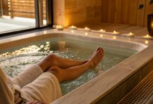 Discover how spa foot soaks reduce tired legs. Warm water and Epsom salts boost circulation, soothe sore muscles, and relieve inflammation for instant relief.