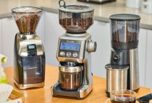 Coffee maker brewing fresh coffee for everyday use in a home kitchen