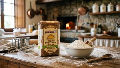 POLSELLI Type 00 Organic Flour bag for homemade Italian pizza